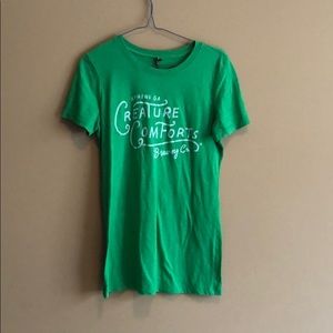 Creature Comforts brewery tee